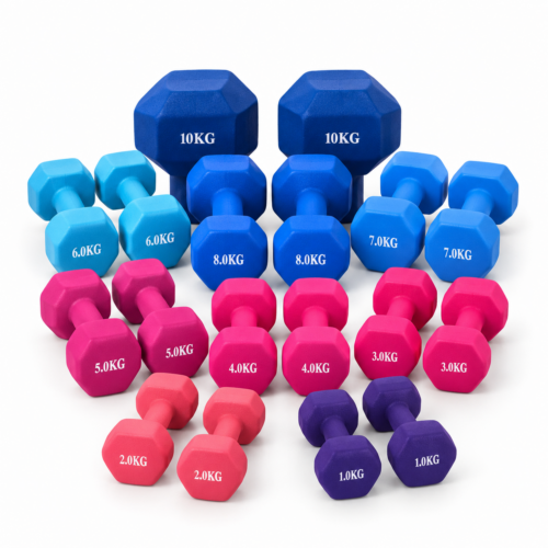 Mancuernas de neopreno GladiatorFit para musculación y fitness (juego de 2)