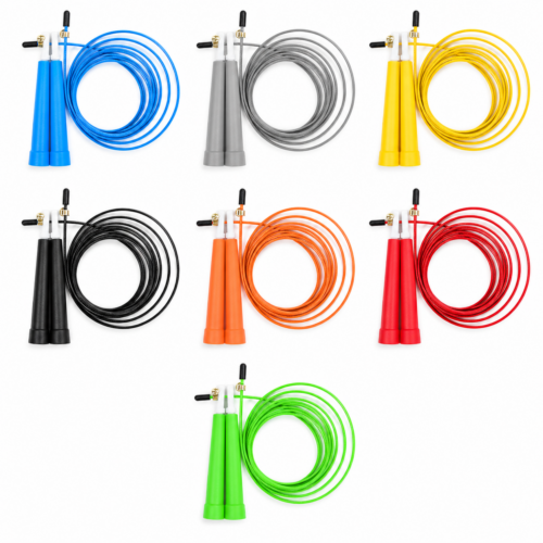 Kunststoff-Springseil 180cm verstellbar + Tasche "Speed Rope