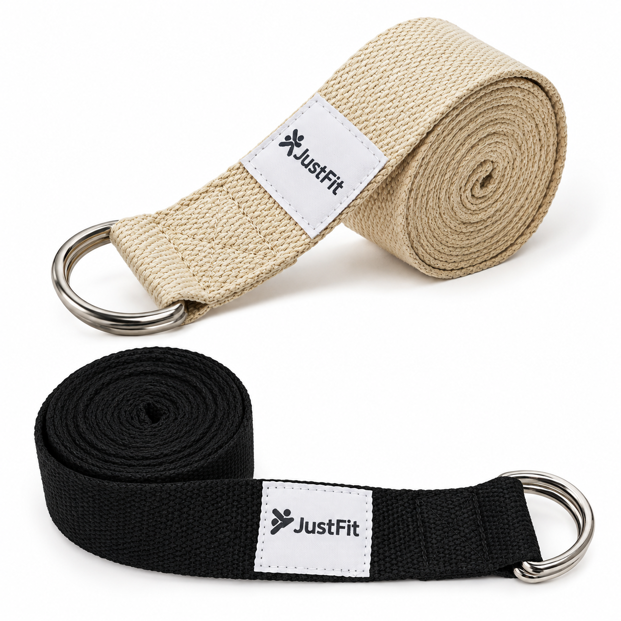 Sangle de Yoga en coton "Yoga Strap" JustFit 1 Sangle de Yoga en coton "Yoga Strap" JustFit