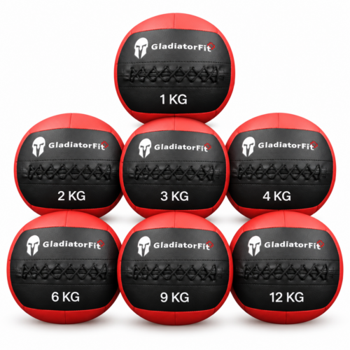 Wall Ball ultra-résistant en cuir synthétique GladiatorFit