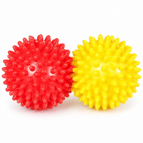 Massagebal met harde puistjes voor spiertherapie JustFit