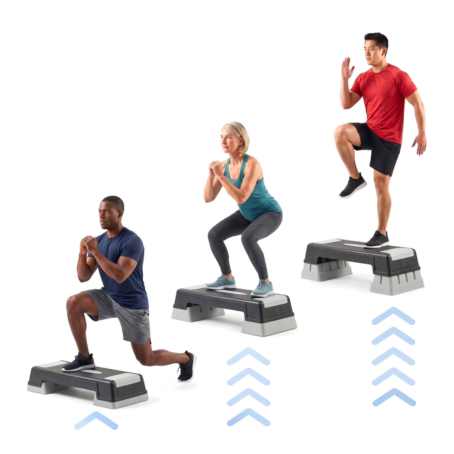 Escalón fitness / aeróbico 70cm regulable 3 niveles (12 / 17 / 22 cm) JustFit 8 Escalón fitness / aeróbico 70cm regulable 3 niveles (12 / 17 / 22 cm) JustFit - Imagen 8