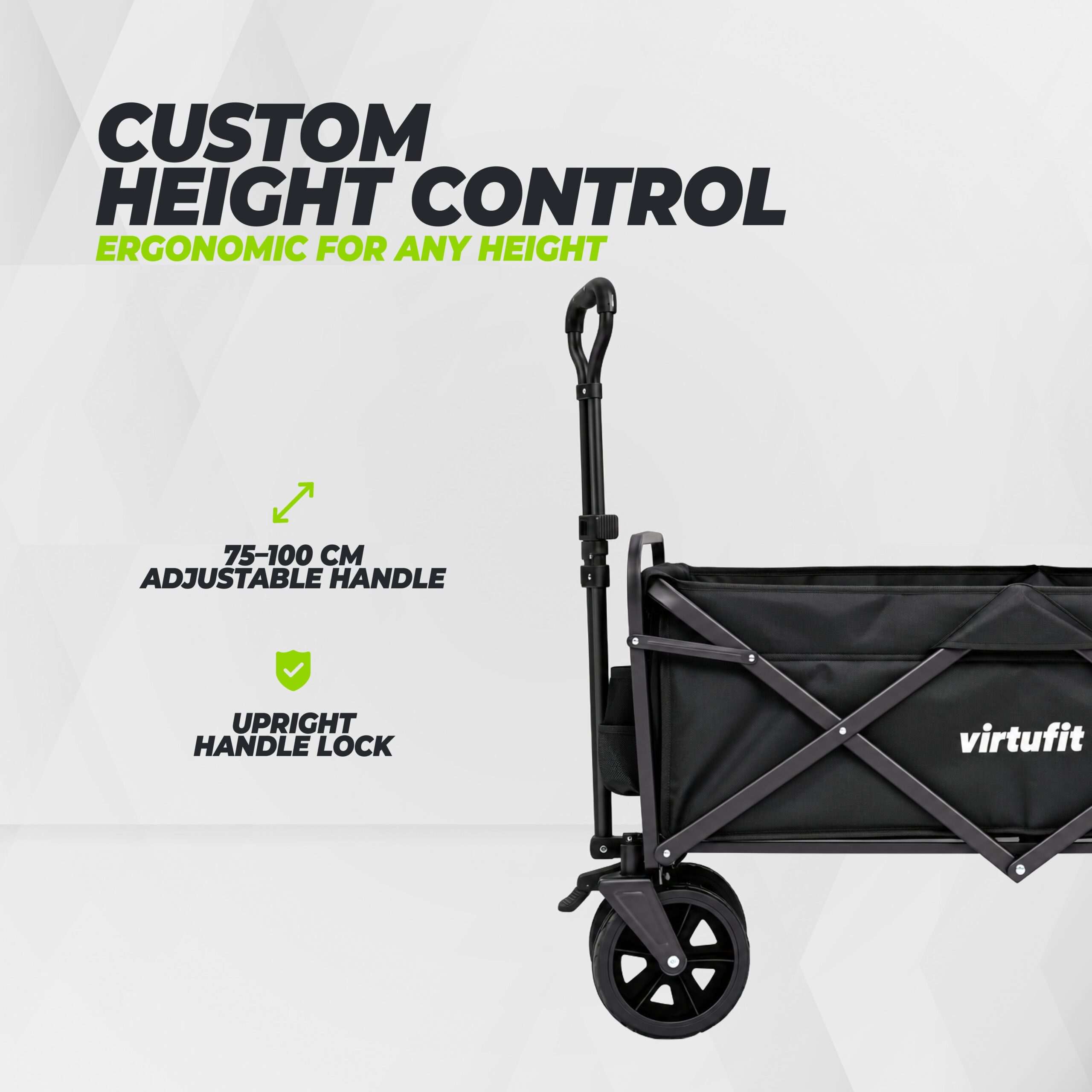 Chariot de transport pliable "FW100" 150kg VirtuFit 7 Chariot de transport pliable "FW100" 150kg VirtuFit – Image 7