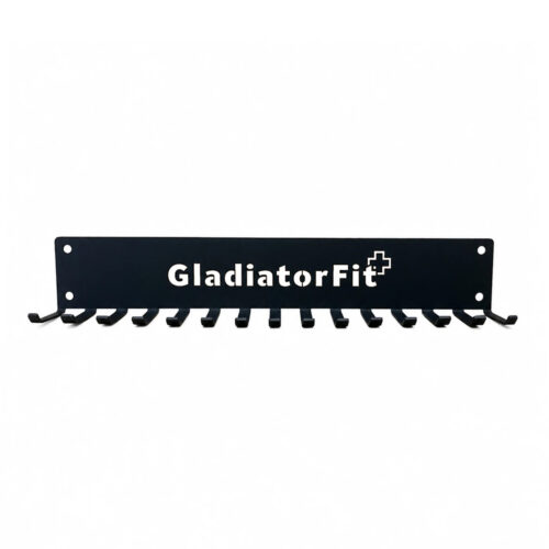 Rack de rangement mural en acier pour élastiques et cordes GladiatorFit